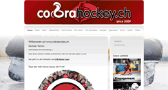 Desktop Screenshot of cobrahockey.ch